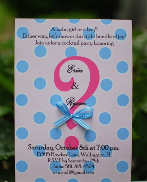 Items similar to Unisex Baby Shower Invitation on Etsy