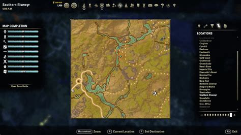 Northern Elsweyr Treasure Map 2 - Vector U S Map