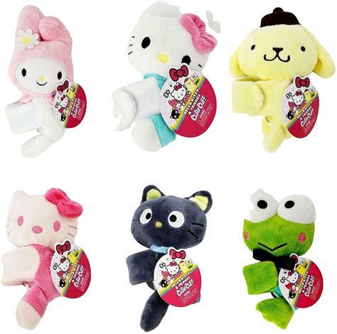 Cutie Cuff Hello Kitty & Friends Set of 6 Plush - Walmart.com - Walmart.com