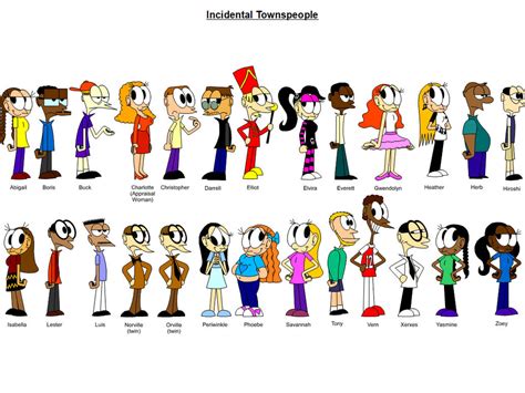 The Human Characters of CartoonMania by lauticine on DeviantArt