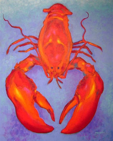 Lobster Painting by John Nolan - Fine Art America