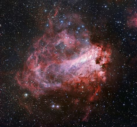 The star formation region Messier 17 | Earth Blog