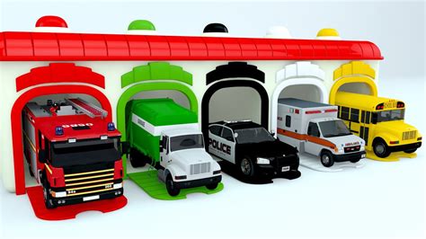 Colors for Children | Street Vehicles for Kids - YouTube