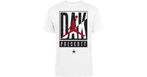 Nike Dak Prescott Dallas Cowboys Cut Box Graphic T-shirt in White for Men | Lyst