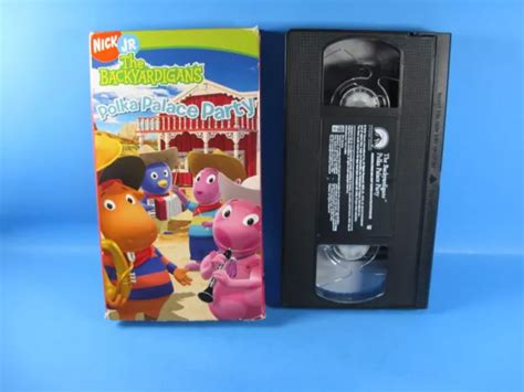 NICK JR THE Backyardigans Polka Palace Party VHS Video Tape Nickelodeon ...