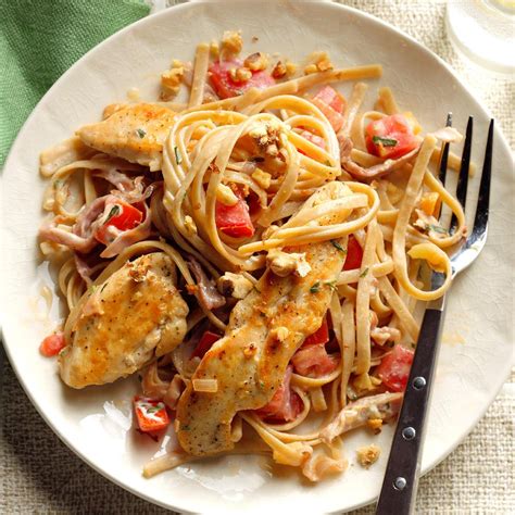 Bistro Chicken Fettuccine Recipe | Taste of Home