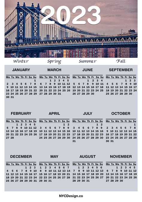 Wall Calendars For 2023 - Time and Date Calendar 2023 Canada