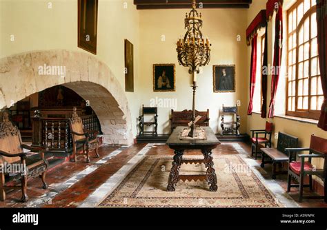 Interior of Ex Hacienda San Gabriel de Barrera in Guanajuato, Mexico Stock Photo - Alamy