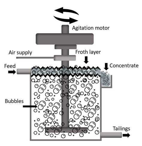 Froth flotation separation technique. | Download Scientific Diagram