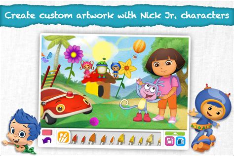 Nick Jr Draw & Play Education Kids Games Educational free app for ...