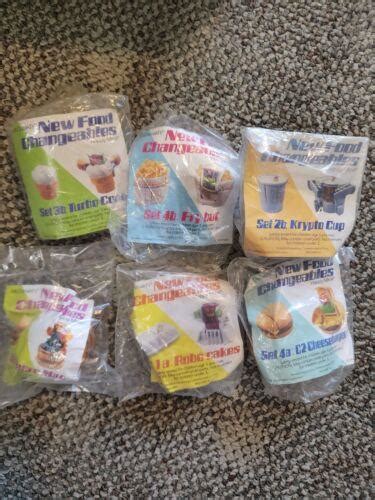 McDonald's happy meal toys vintage "New Food Changeables" lot of 6 ...