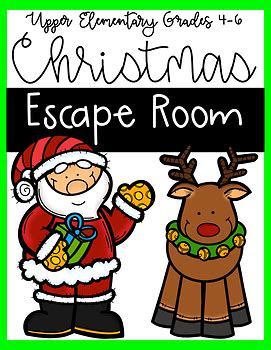 Christmas Escape Room by Lucky in Fifth | Teachers Pay Teachers