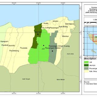 Map of research locations in Bireuen Regency | Download Scientific Diagram