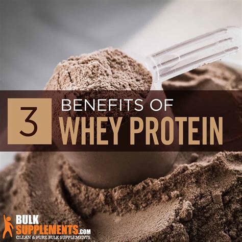 3 Whey Protein Benefits & How to Use It