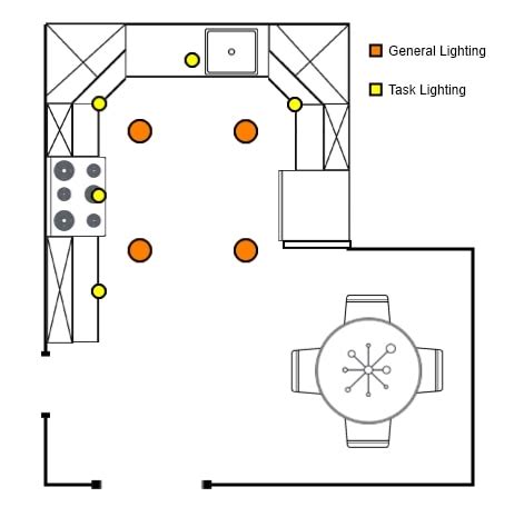 Recessed Lighting Layout | Examples of Layouts and a Guide