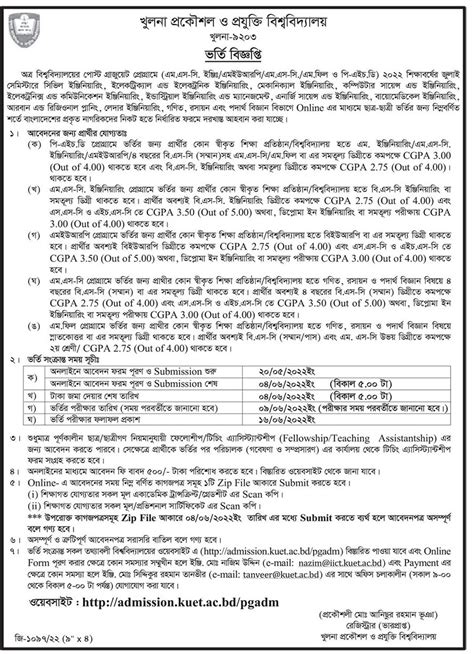 KUET Admission Circular & Result 2023-24 | Eduresultbd