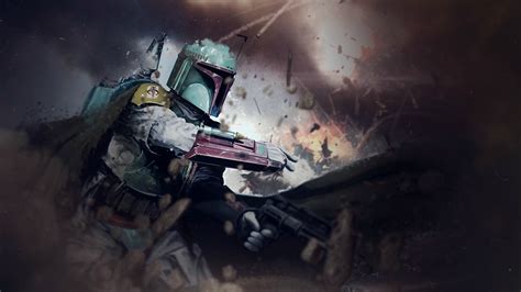 Star Wars, Boba Fett, Weapon, Cape, Debris Wallpapers HD / Desktop and ...