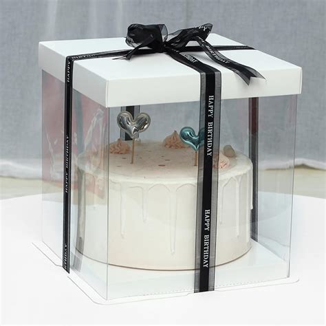 Tall Cake Boxes Clear Cake Box Gift Boxes Cake Boxes in - Etsy Canada