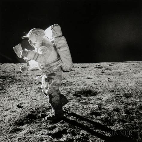 Alan Shepard (American, 1923-1998) Edgar Mitchell loses his way on the Moon, Station B1, EVA 2 ...