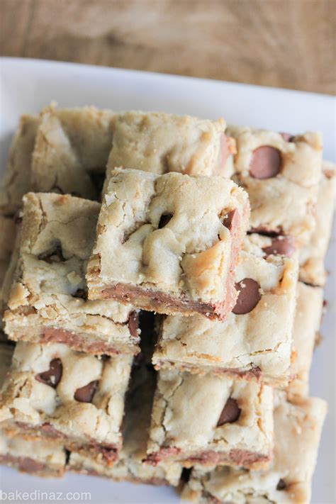 Chewy Chocolate Chip Cookie Bars | Baked in AZ