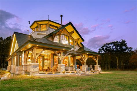 Magical Custom Timber Frame Home in The Berkshires, MA - Woodhouse The ...