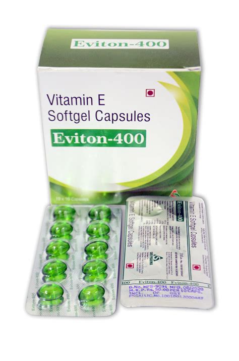 400 Mg Vitamin e capsules, 10 X 10, Rs 50 /strip Nutrition Planet Private Limited | ID: 22849087791