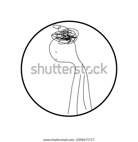 Depression Sketch Mental Health Awareness Stock Illustration 2208671717 | Shutterstock