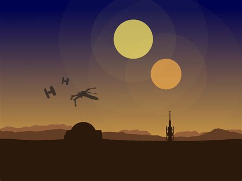 Tatooine Sunset by Robélix on Dribbble