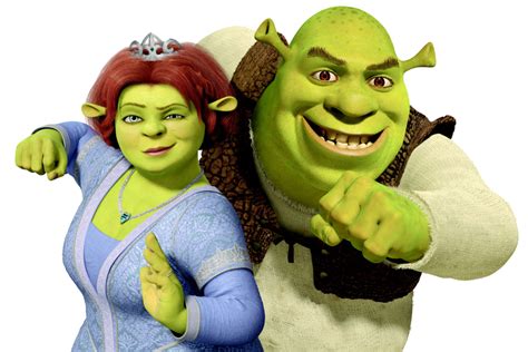 Shrek and Fiona PNG