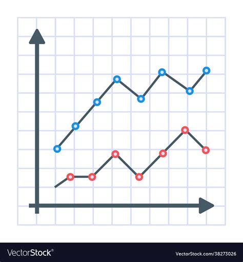 Business graph Royalty Free Vector Image - VectorStock