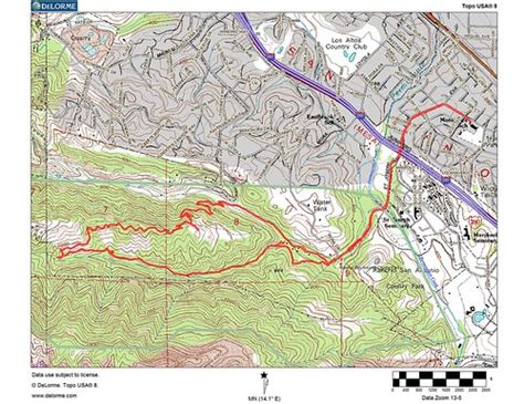 Rancho San Antonio map | Rancho San Antonio hike map | Flickr