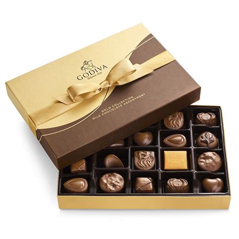 Amazon.com: Godiva Chocolatier Caja de regalo, chocolate con leche, chocolate con leche, 22 ...