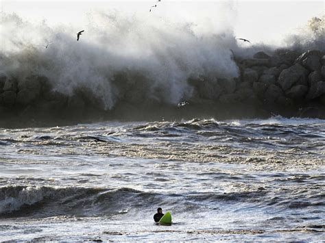 Surf's up! Wave heights increase on California's coasts as climate warms