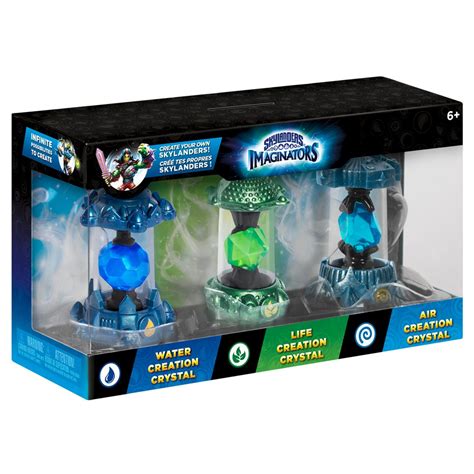 Skylanders Imaginators Creation Crystal 3-Pack - Water, Life, and Air Creation Crystals ...