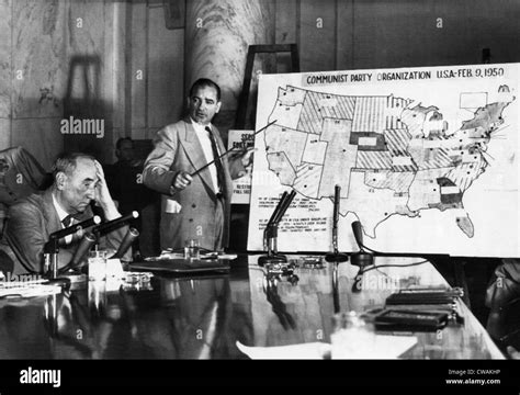 Senator mccarthy map Black and White Stock Photos & Images - Alamy