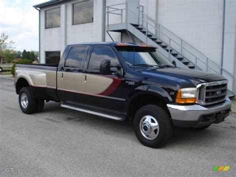 2000 Black Ford F350 Super Duty Lariat LE Crew Cab 4x4 Dually #18400512 ...