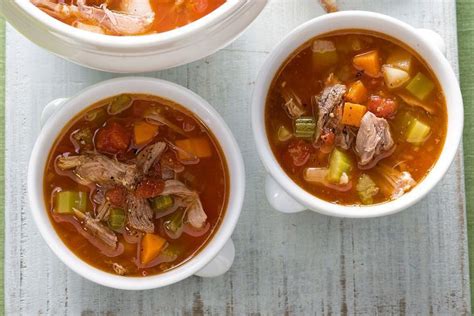 Hearty lamb and vegetable soup