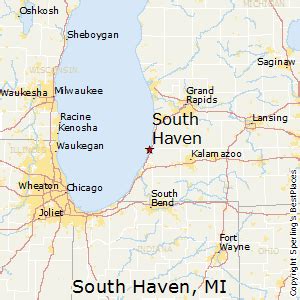 South Haven Michigan Map - Aloise Marcella