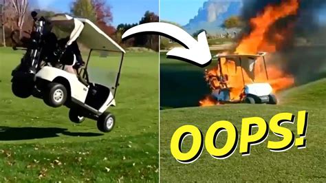 INSANE GOLF CART FAILS! - YouTube