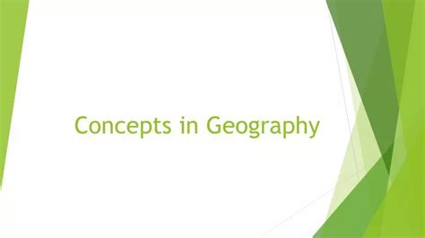PPT - Concepts in Geography PowerPoint Presentation, free download - ID:2830906
