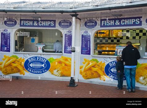 Chippy a fish and chip shop at Brighton Pier central Brighton England UK Europe Stock Photo - Alamy