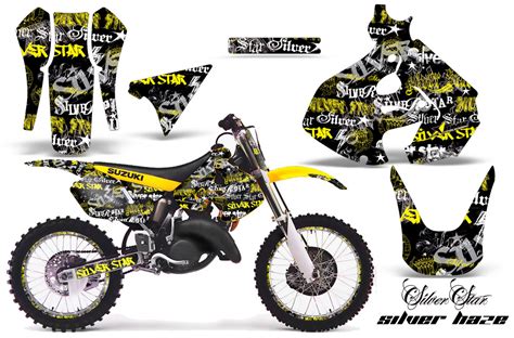 Suzuki RM 125 Dirt Bikes Graphic Kit 1999-2000