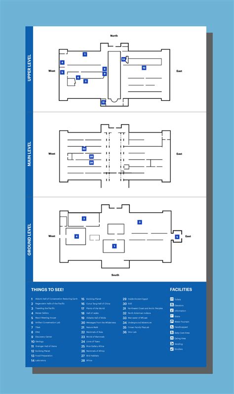 Field Museum Map on Behance