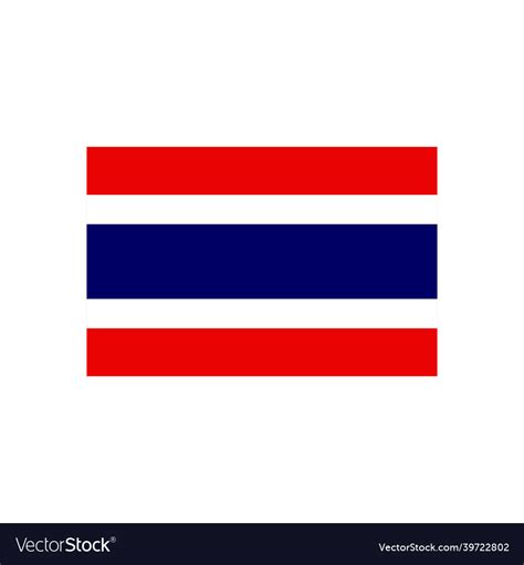 Thailand flag icon logo design template Royalty Free Vector