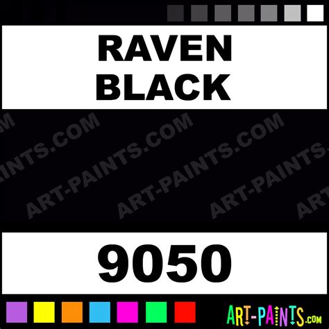 Raven Black Quality Spray Paints - Aerosol Decorative Paints - 9050 ...