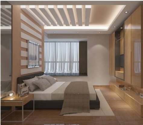 False Ceiling Design Master Bedroom by Rubic Wall Decor | KreateCube