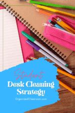 Clean Desk Treat Cards - Classroom Freebies