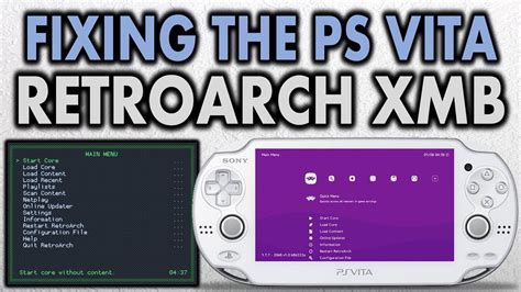 Fixing The RetroArch XMB Theme On PS Vita! - YouTube