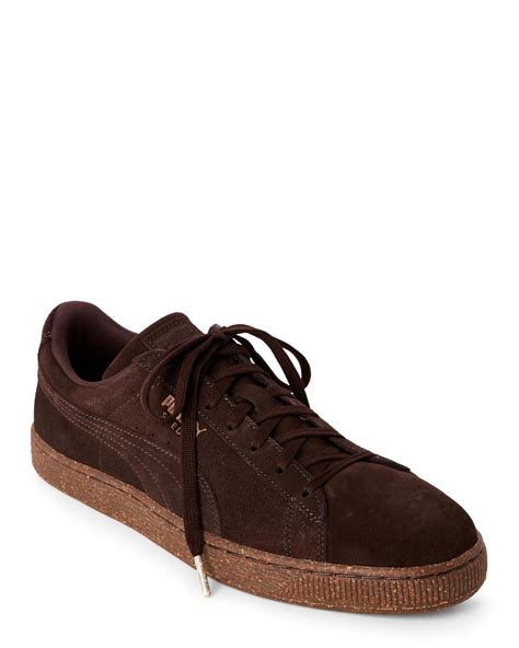 Lyst - Puma Chocolate Brown Suede Ic Low Top Sneakers in Brown for Men