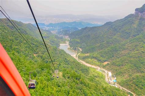 Cable Car at Zhangjiajie S National Forest Park Stock Photo - Image of chinese, tourism: 234652176